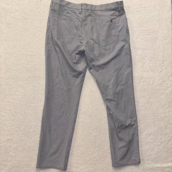 Travis Mathew Pants Mens 38x32 Light Grey Golf Prep Office Casual Slacks - Picture 6 of 7